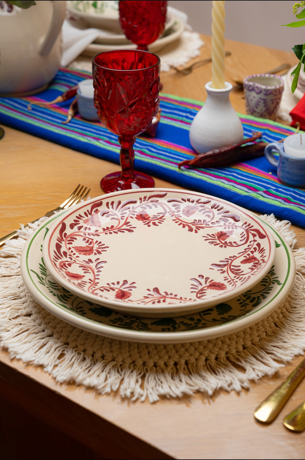Platos de talavera: Tierra Mia