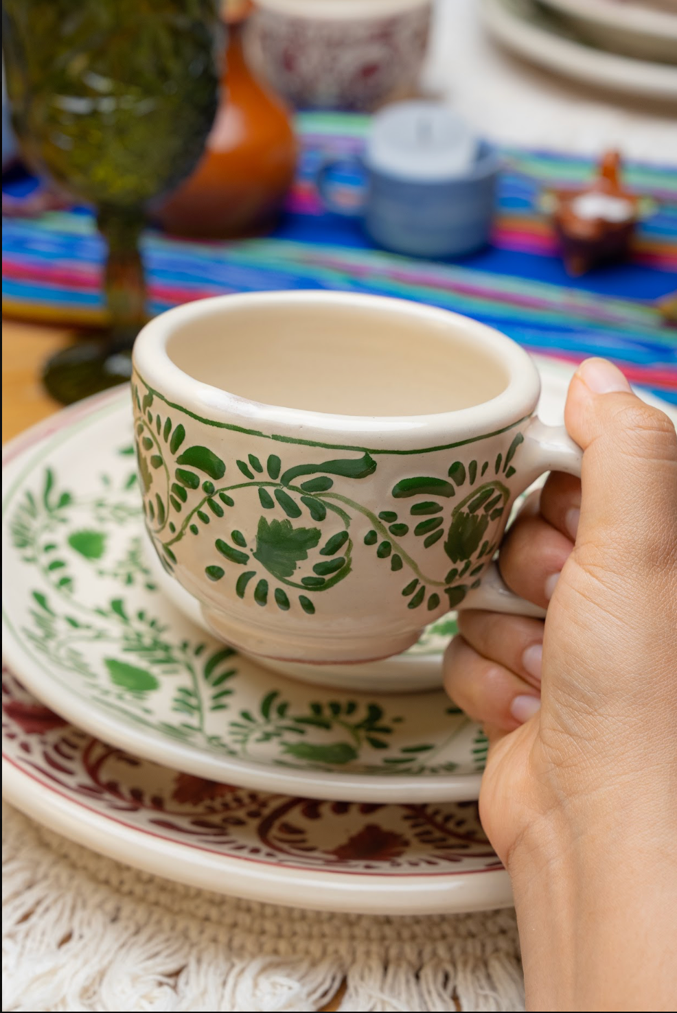 Platos de talavera: Tierra Mia