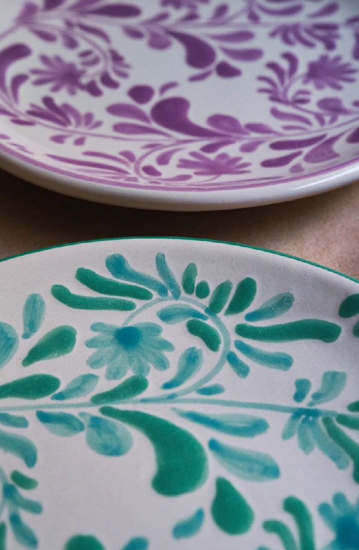 Platos de Talavera: Guirnalda Poblana