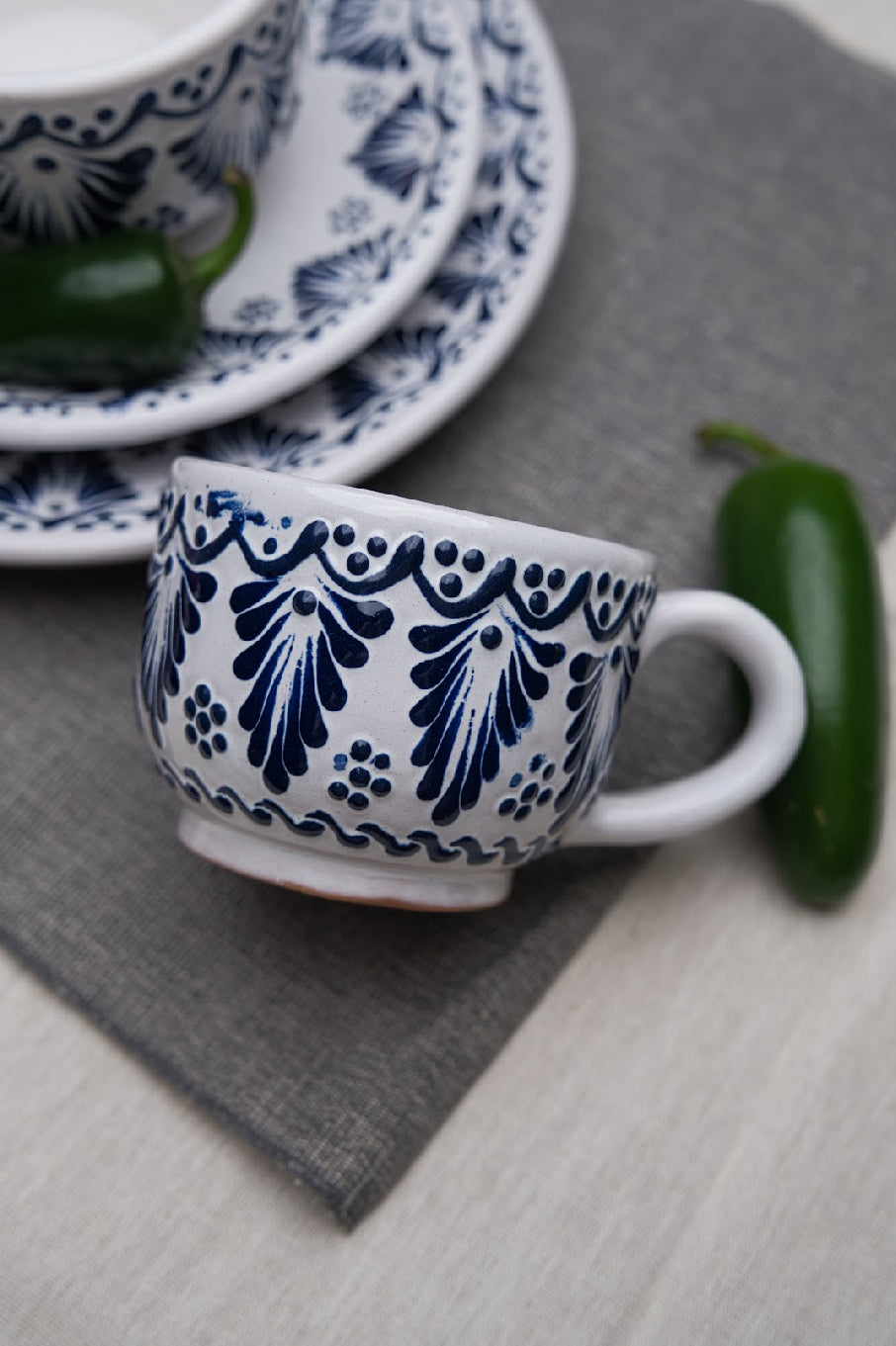 Platos de Talavera Alba