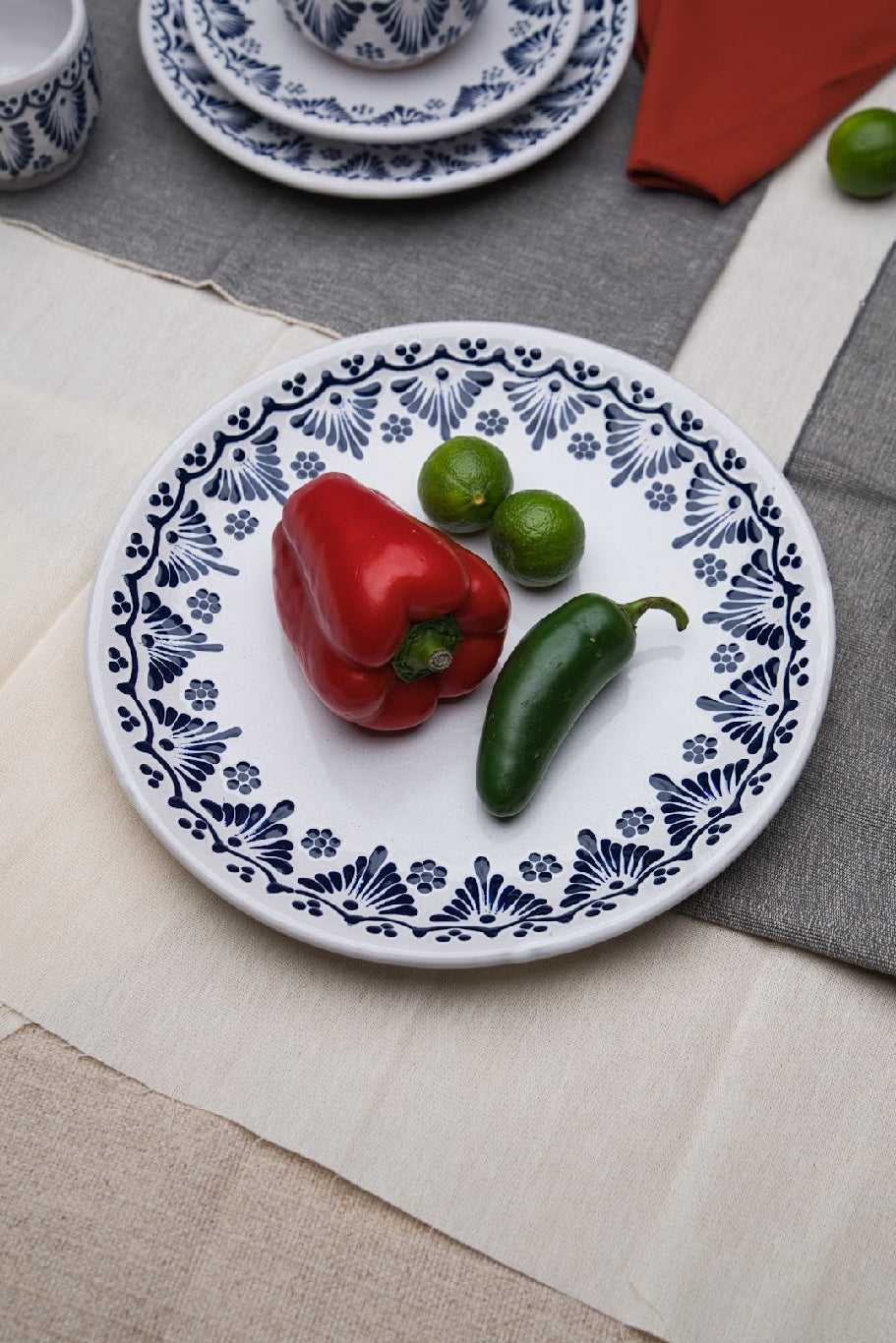 Platos de Talavera Alba